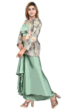 Winsum Green Rose dress